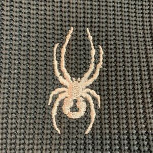 Spider Mens zip up core sweater Size Large